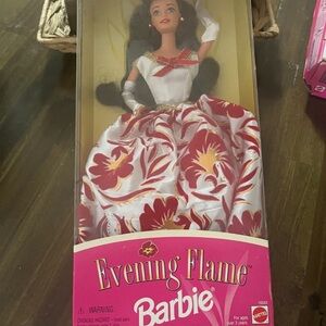 Barbie Evening Flame Doll with Red and Gold Dress